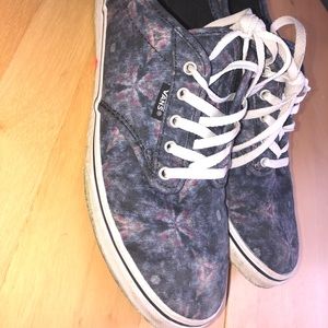 Tie-Dye Lace Up Vans